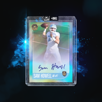 Sam Howell Autographed Shiny Glow 1st Ever Rookie /100