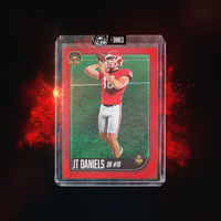 JT Daniels Red 1st Ever Glow Rookie /25