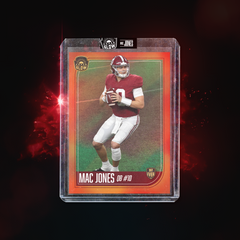 Mac Jones 1st Ever Orange Glow Rookie /100