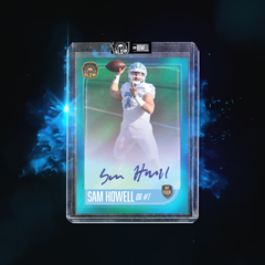 Sam Howell Autographed Blue Glow 1st Ever Rookie /50