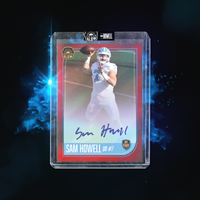 Sam Howell Autographed Red Glow 1st Ever Rookie /10